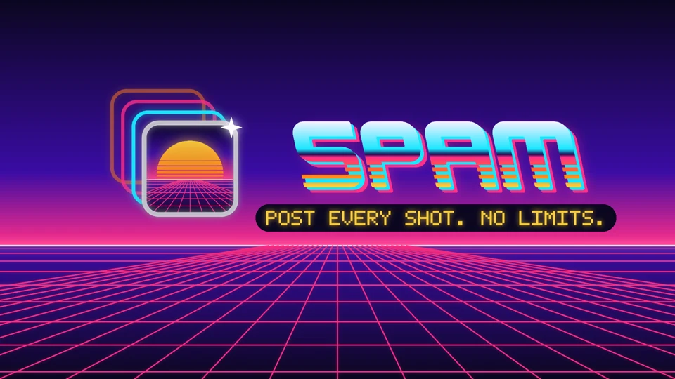 Spam wide banner template