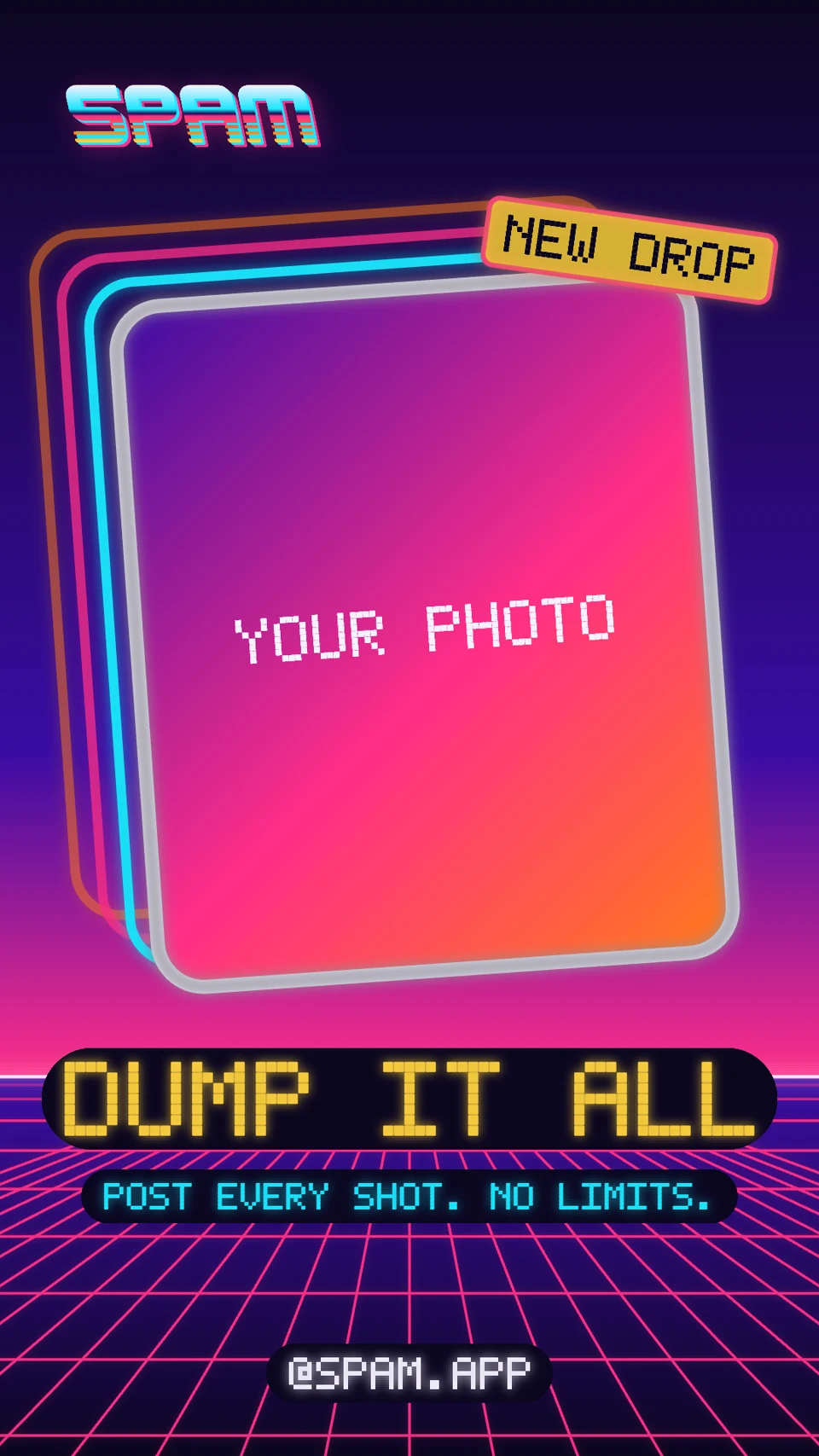 Spam story · 9:16 template