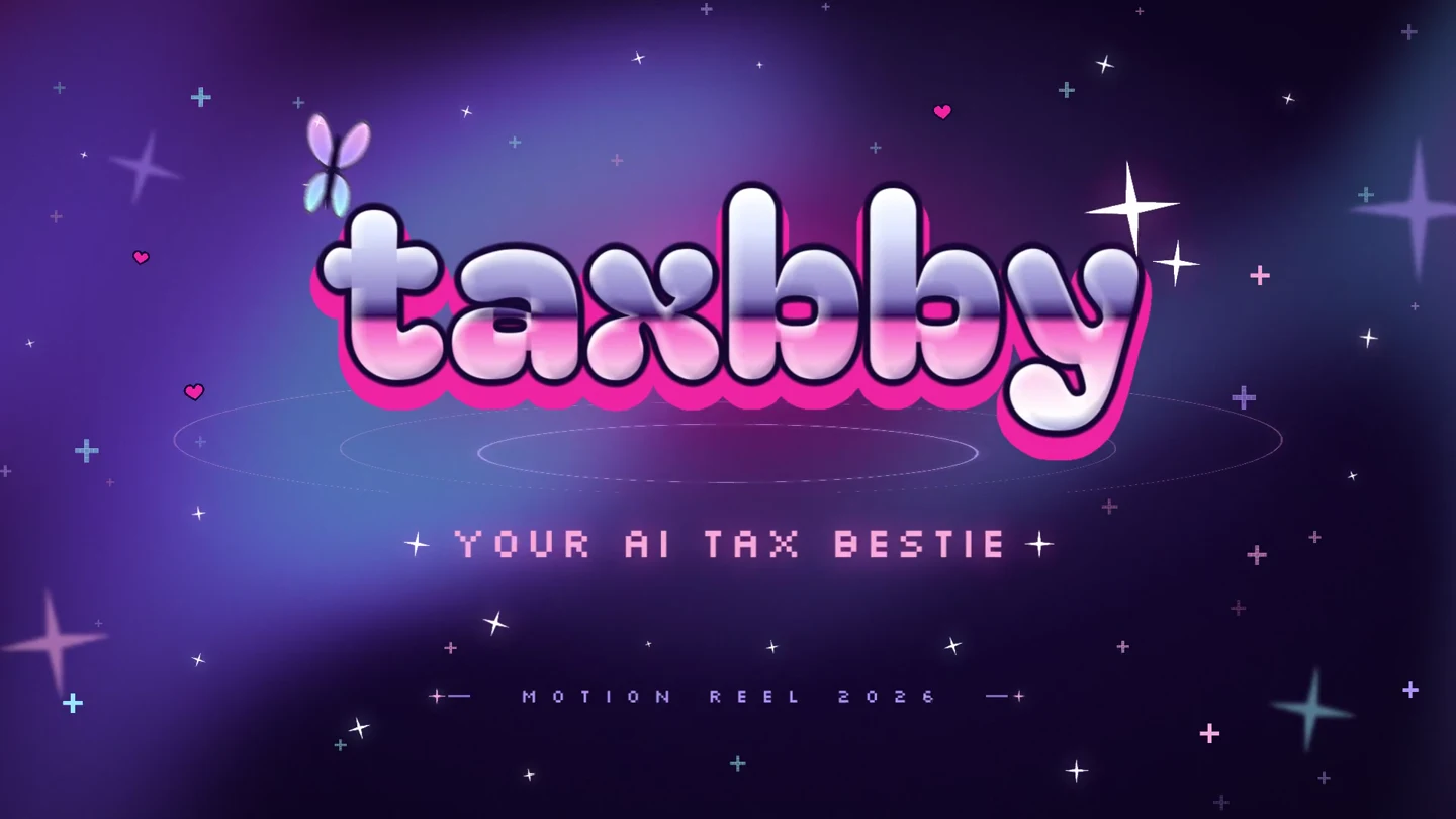 Taxbby showreel end card